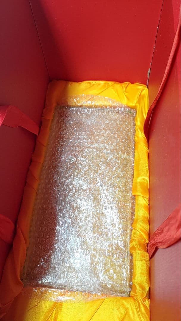 フォーカート ガラス製ドラゴン 龍 開運 金皇帝 FG40XS 金色の玉付き