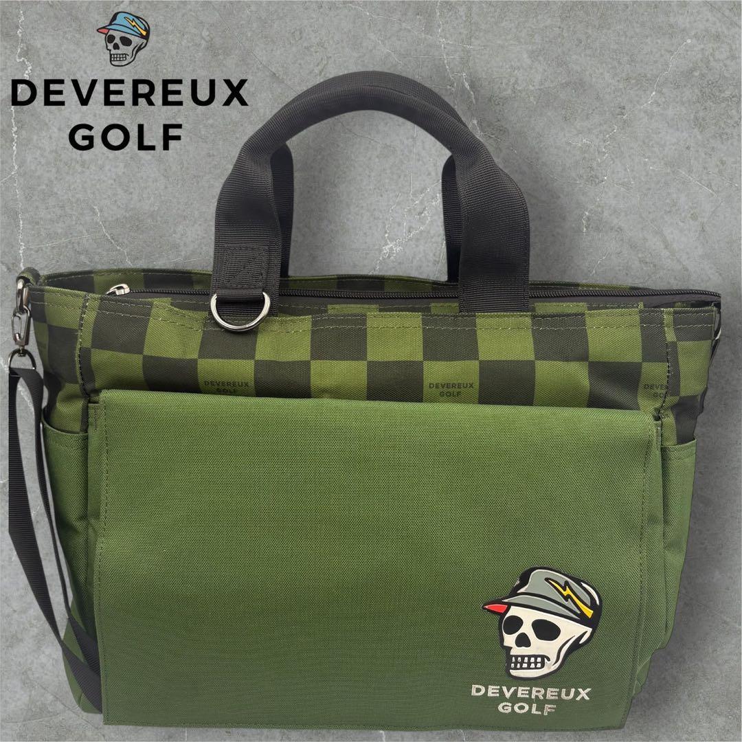 DEVEREUX GOLF スカルロゴ 2WAY トートバッグ ショルダー