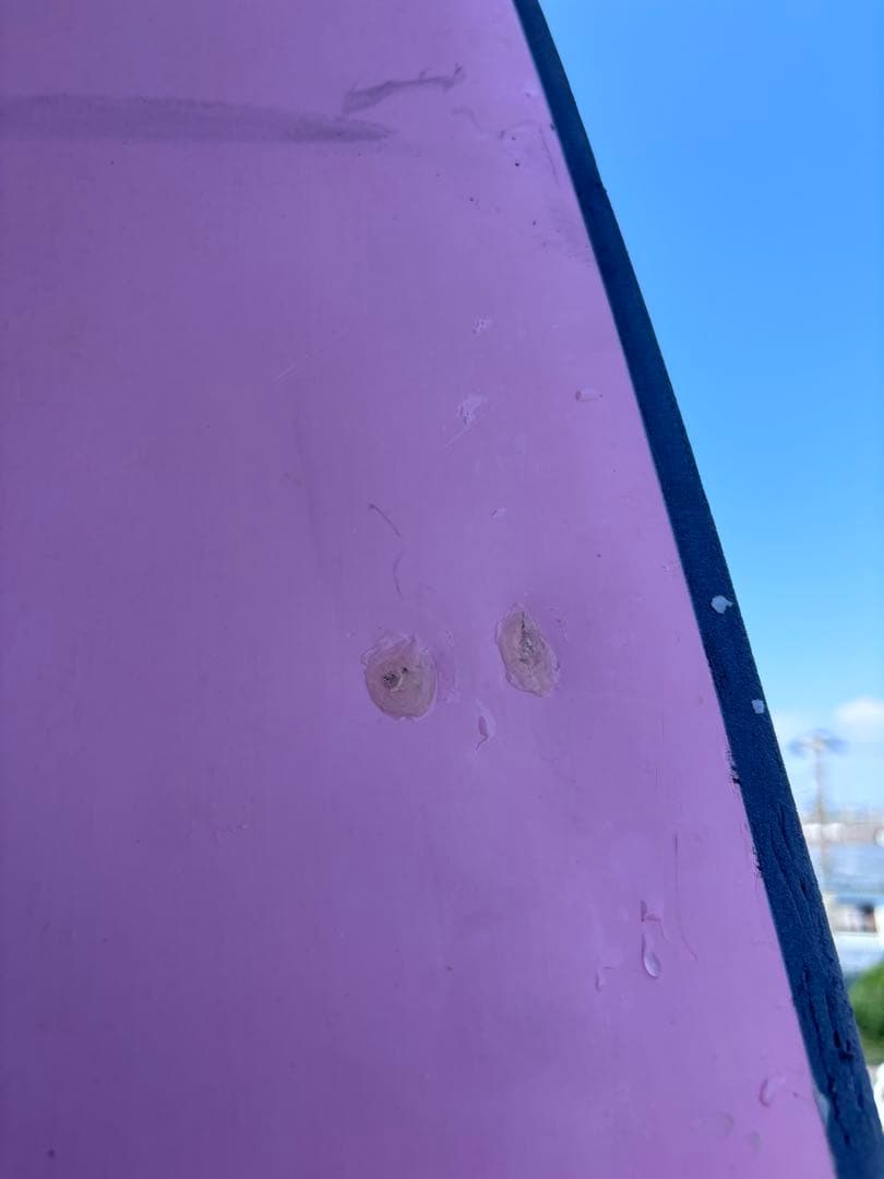 ※手渡し限定 CRIME STUBBY 7'6 グレー ピンクファンボード