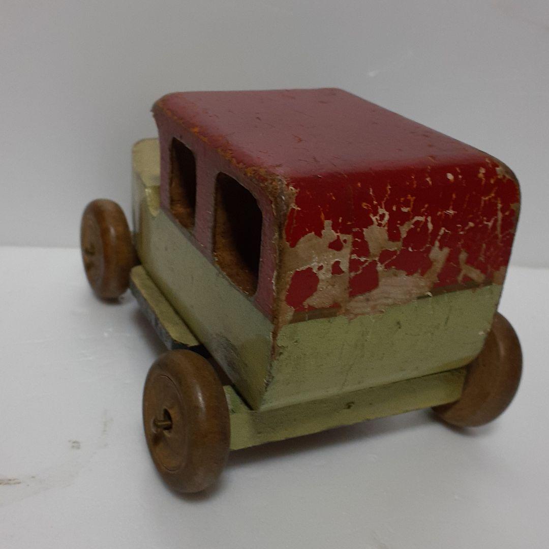 アンティーク木製　自動車　珍品