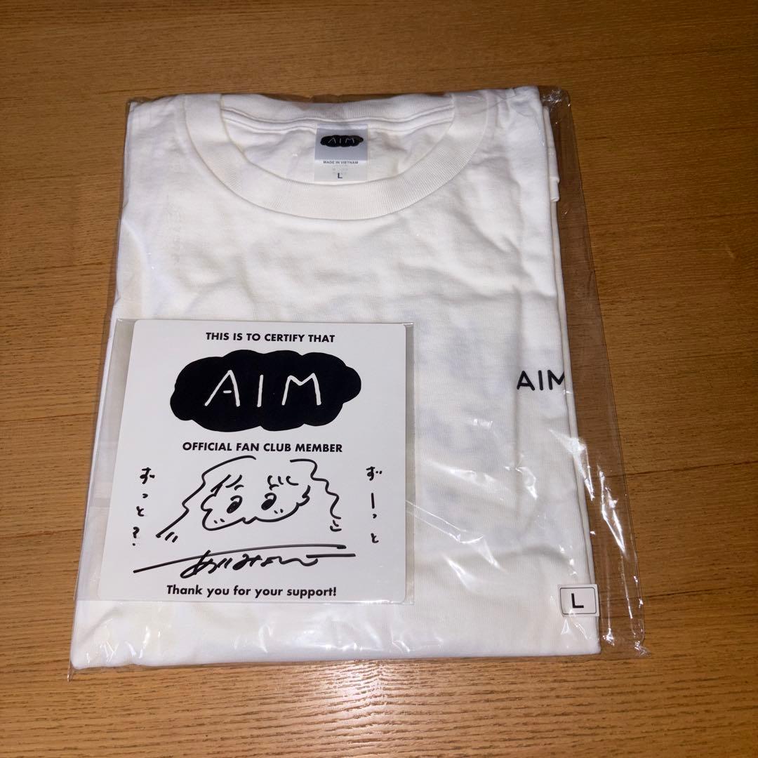あいみょん AIM ファンクラブ限定 直筆絵入りサイン色紙 ＆ Tシャツ