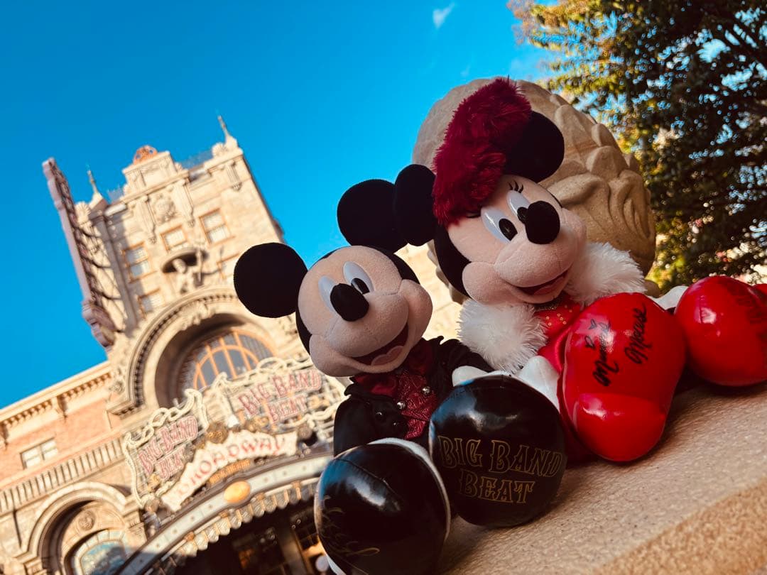 ビッグバンドビート　ぬいぐるみセット　ミッキーミニー　サイン入り