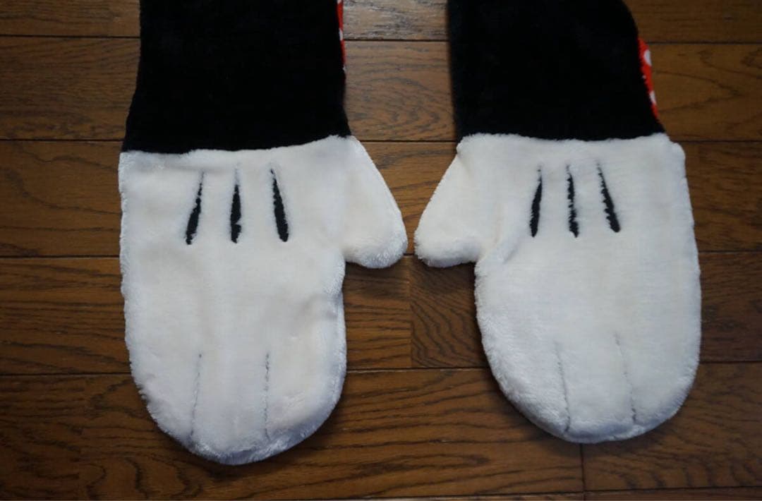 【美品】ディズニー ミニーマウス マフラーキャップ