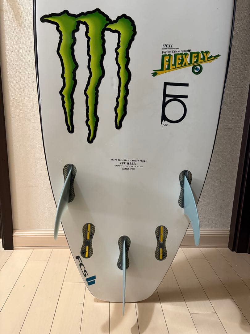 ジャスティス justice サーフボード フルセット フィン リーシュ ケース