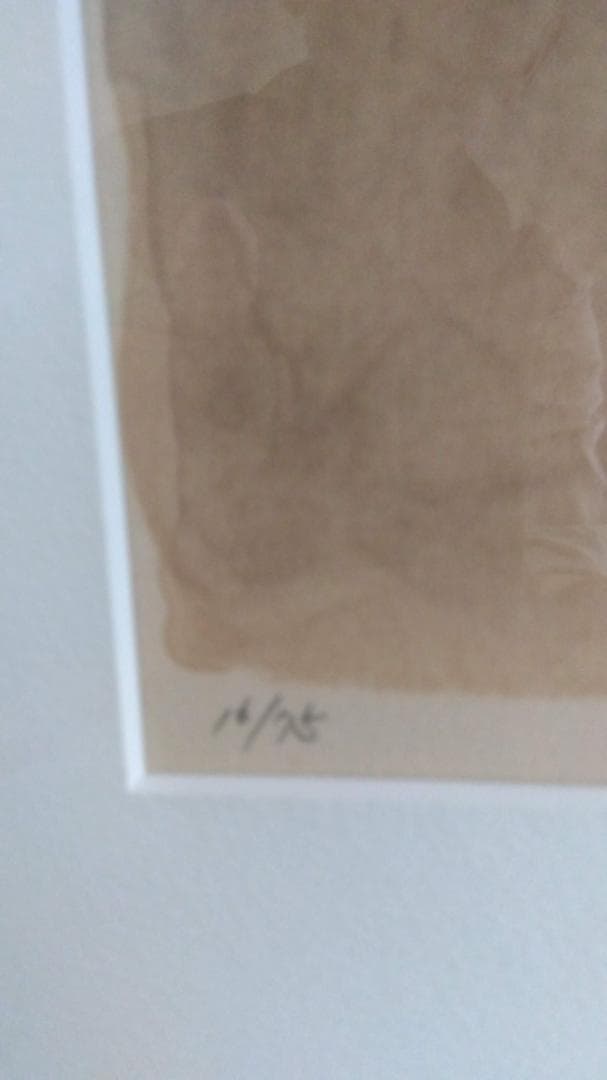 織田広喜　【裸婦】　リトグラフ　　16/75　　　18号