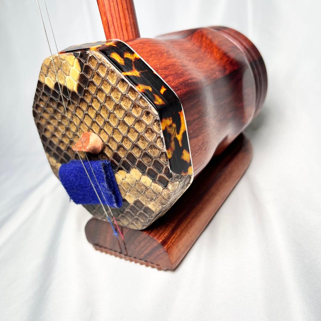 二胡 宋廣寧製 ケース付き　ねじれ糸巻き　楽器　民族楽器