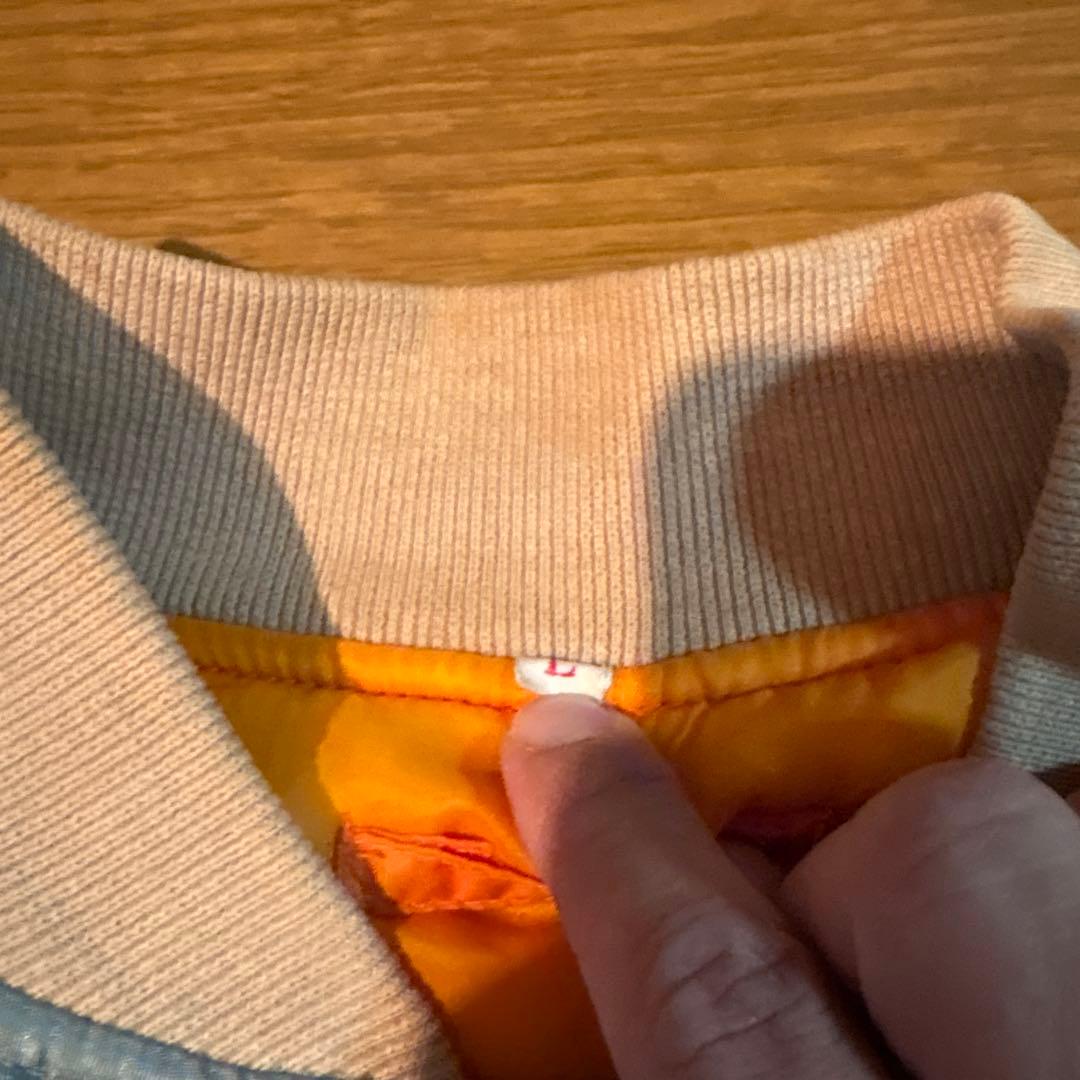 90s chage&aska ma-1 jacket 希少