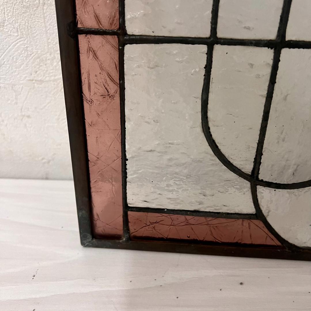 ステンドグラス　アンティーク　パネル　サンキャッチャー