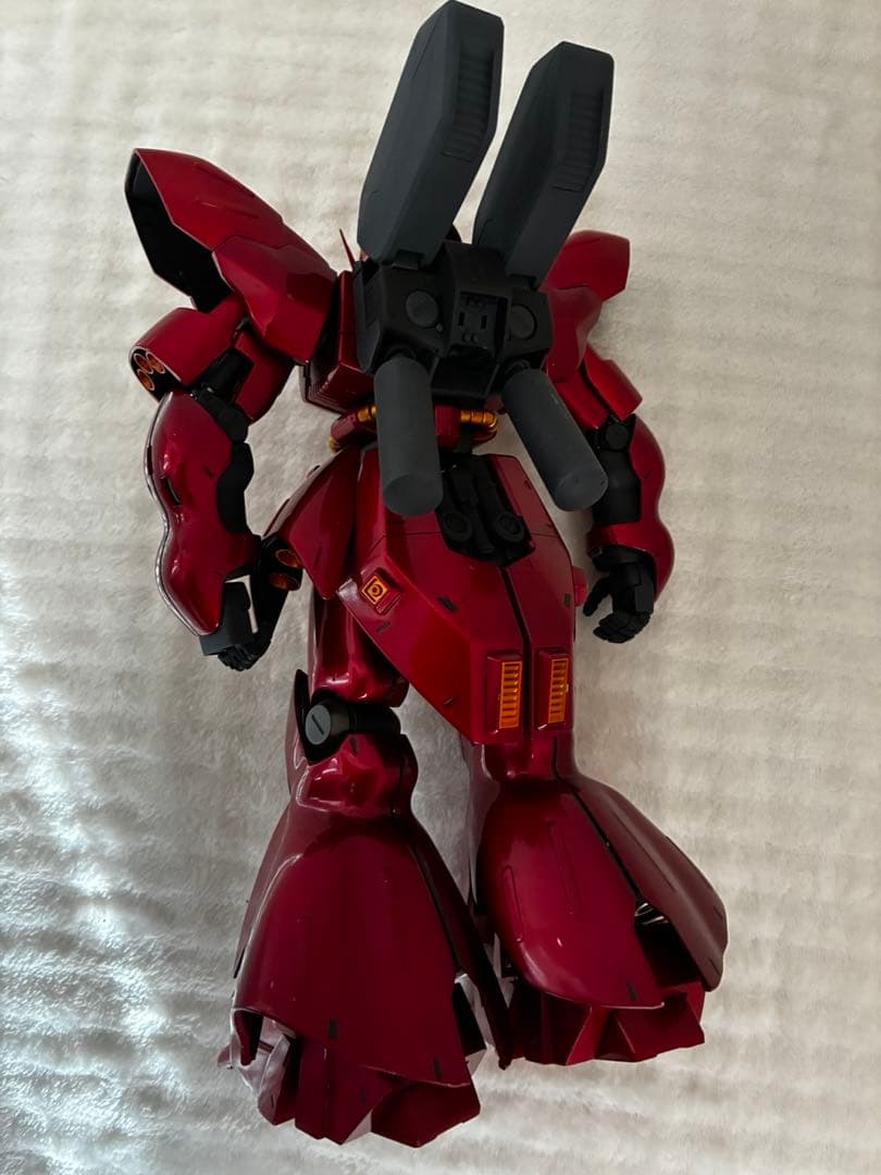 MG サザビー 塗装済み完成品 メタリックレッド 傷あり 本体のみ