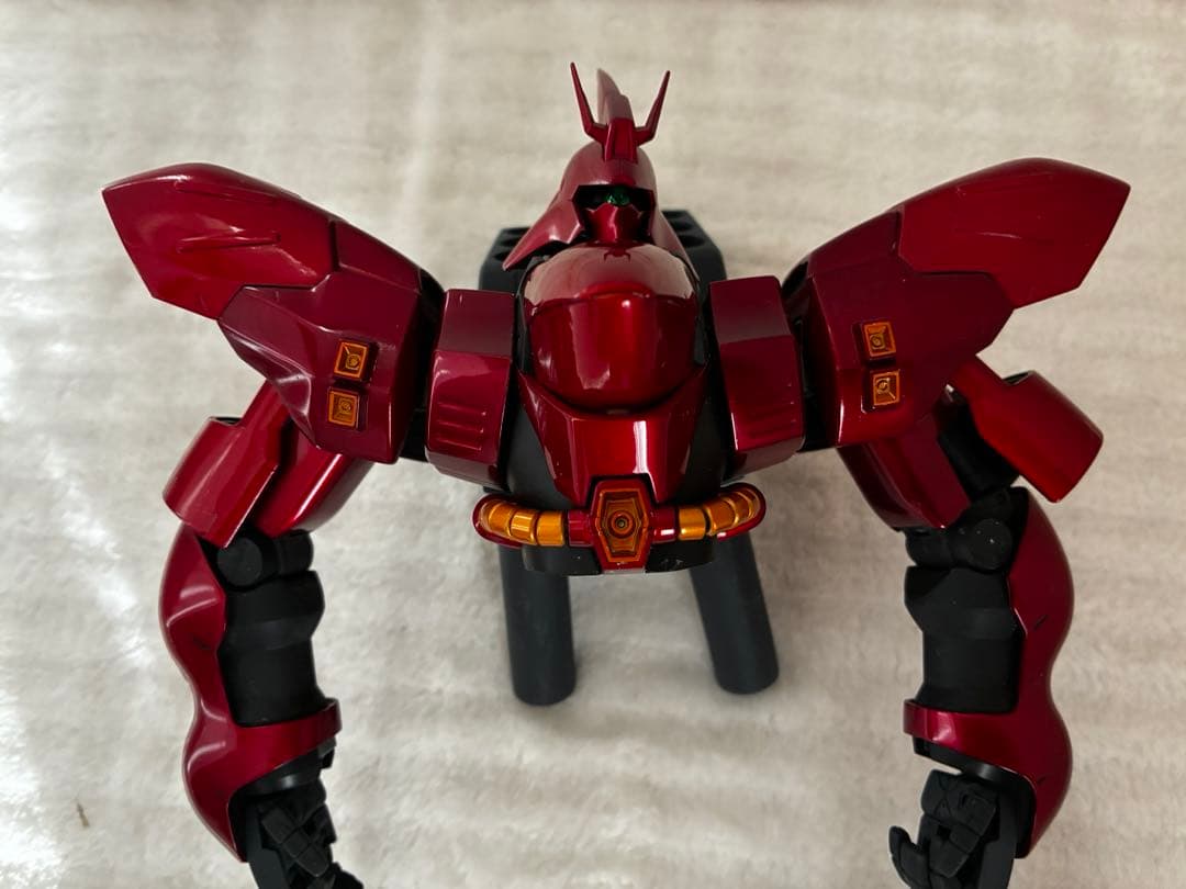 MG サザビー 塗装済み完成品 メタリックレッド 傷あり 本体のみ