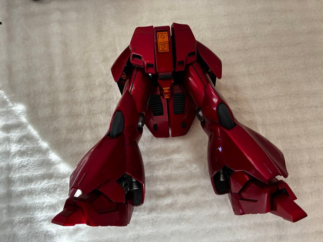 MG サザビー 塗装済み完成品 メタリックレッド 傷あり 本体のみ