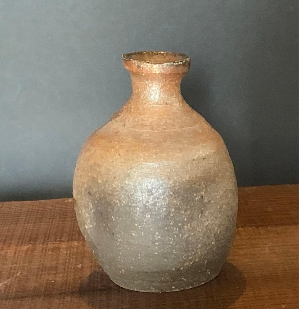 花入 花器  穴窯 薪窯   焼き締め フラワーベース