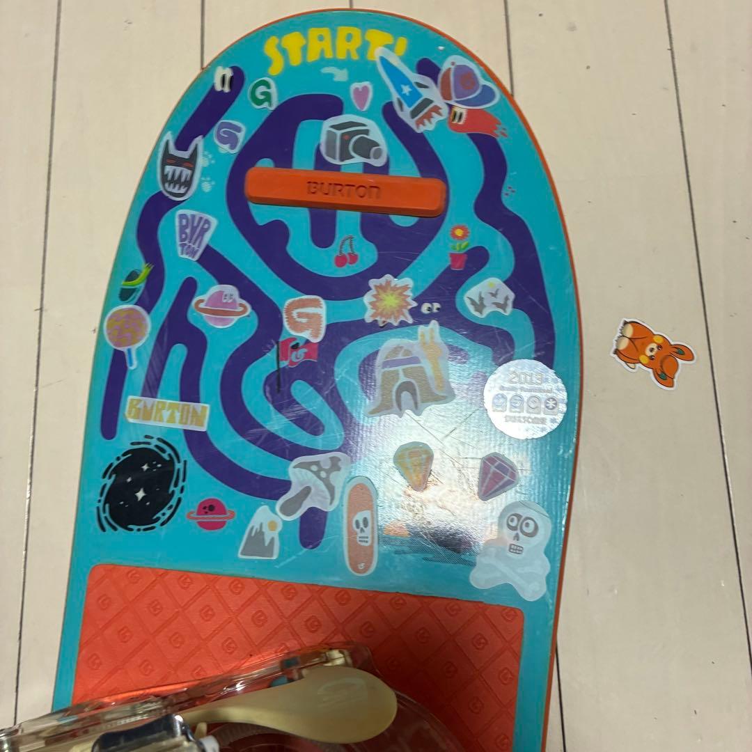 Burton スノーボード　ビンディング　セット　キッズ　100cm