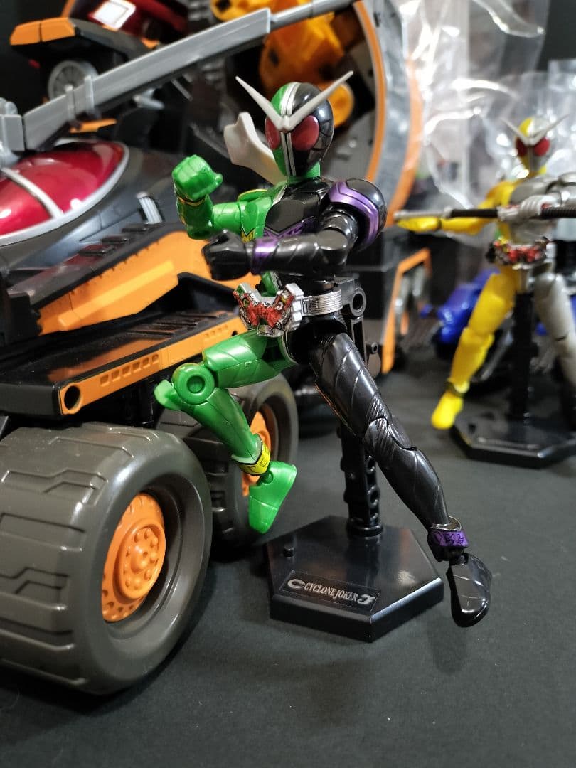 仮面ライダーW DXリボルギャリー＋アクセルガンナー＋双動限定含む5種