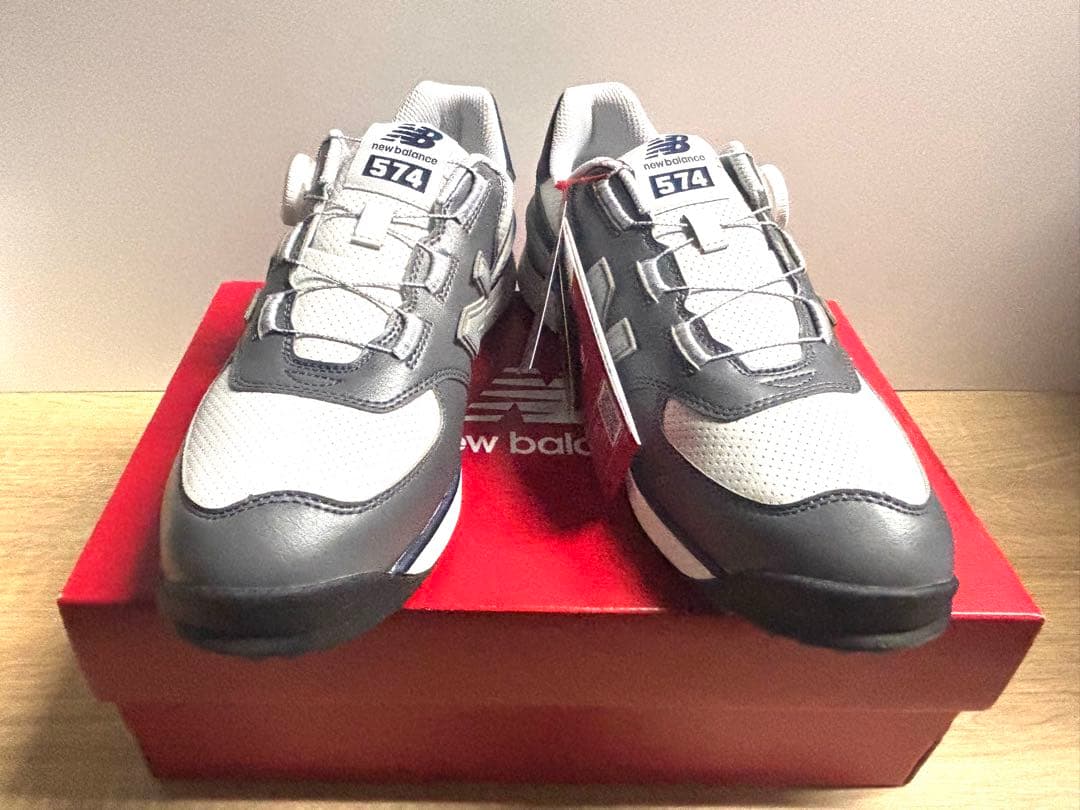 未使用 29cm 2E ニューバランスゴルフシューズUG574BJ4 グレー