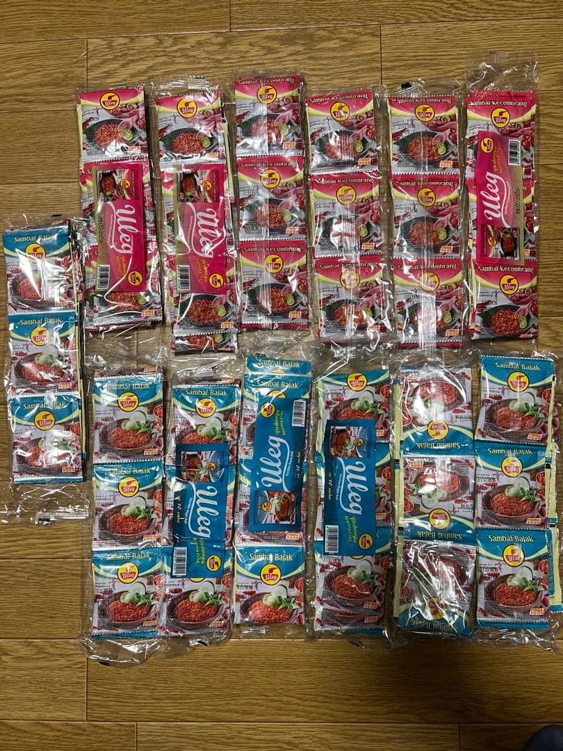 Tora専用 インドネシア チリ ULEG サンバル 840袋 (84セット)