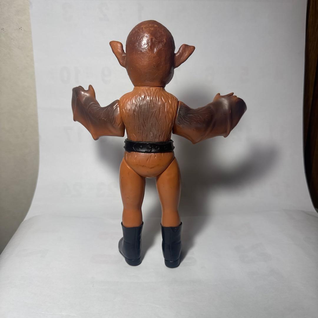 当時物　仮面ライダー旧バンダイコウモリ男ソフビ