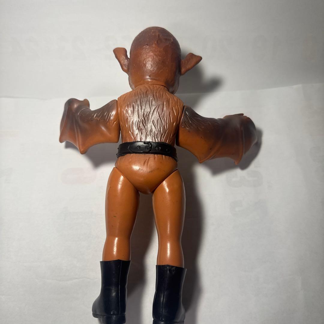 当時物　仮面ライダー旧バンダイコウモリ男ソフビ