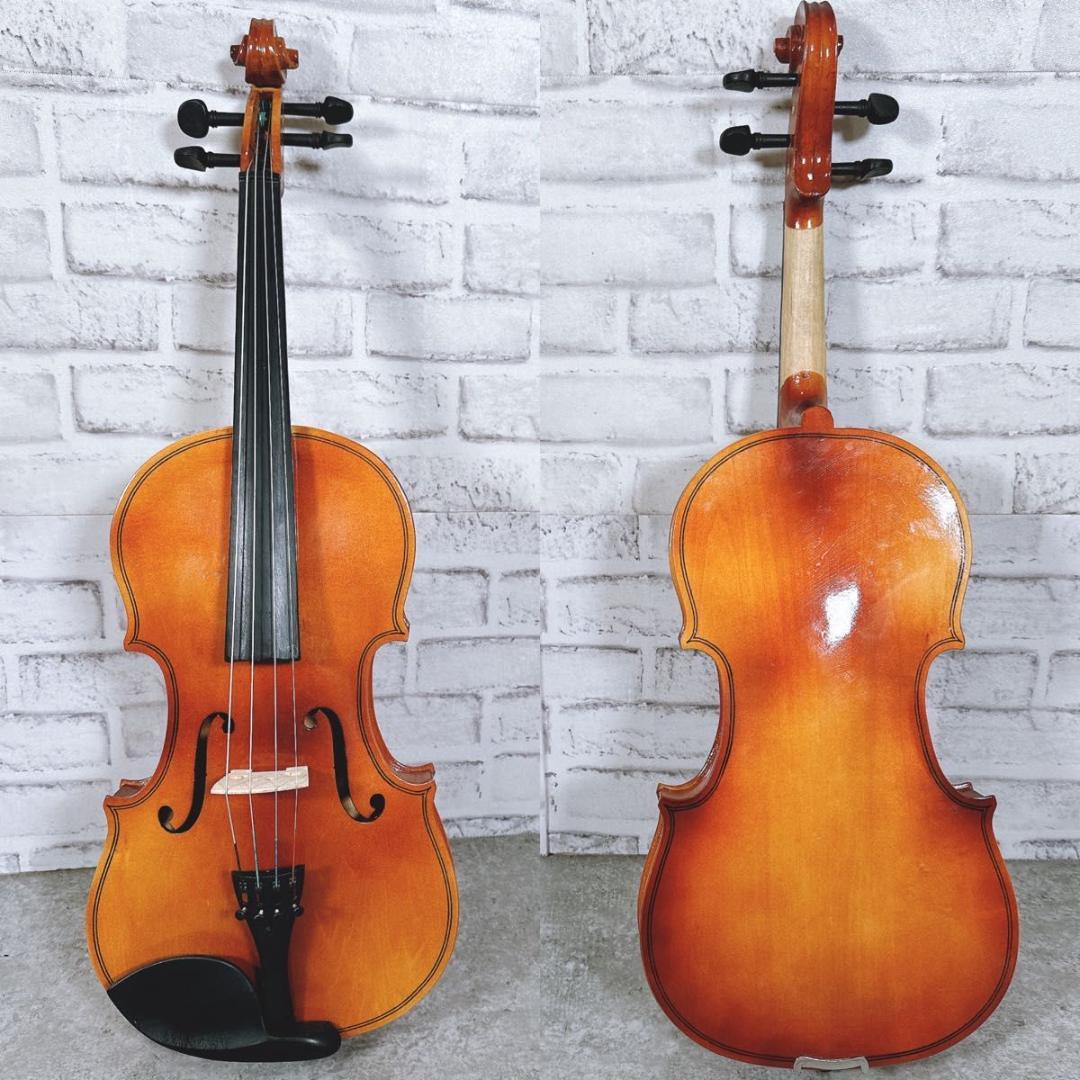 ノーブランド ヴィオラ 16インチ 弓 初心者 入門用セット　ビオラ　弦楽器