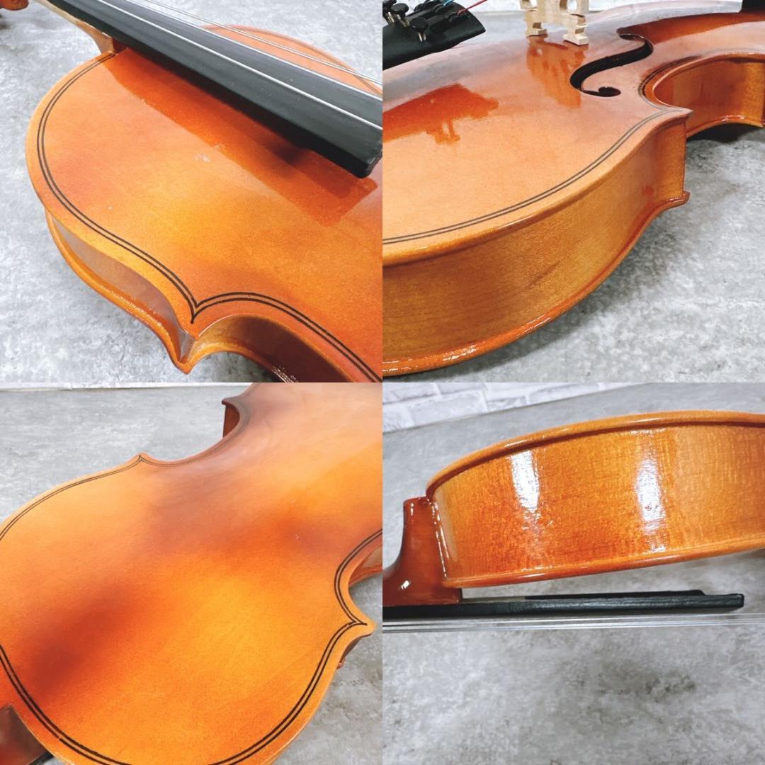 ノーブランド ヴィオラ 16インチ 弓 初心者 入門用セット　ビオラ　弦楽器