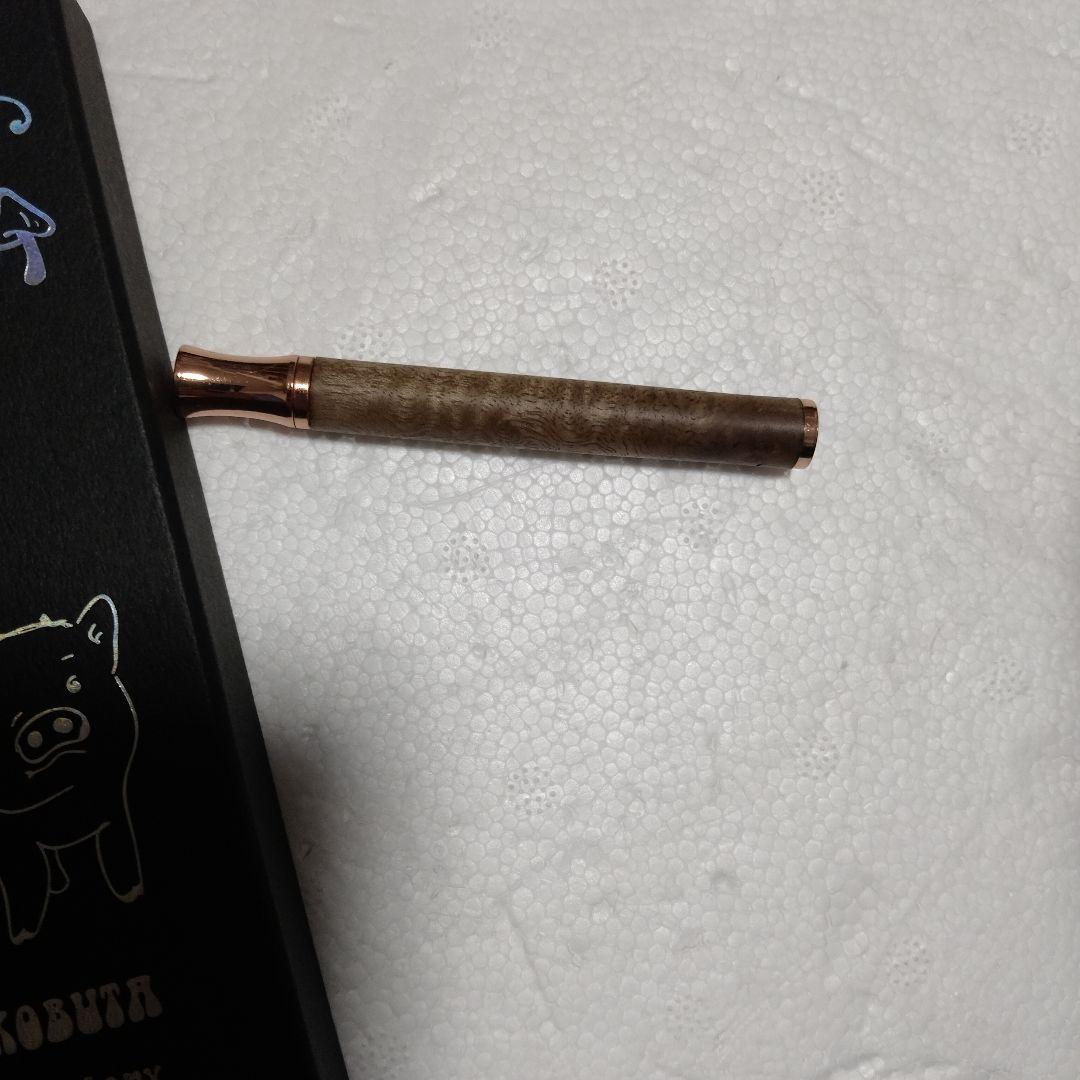 こぶた工房 芯ケース ジェニュインマホガニー極上＋ピンクゴールド