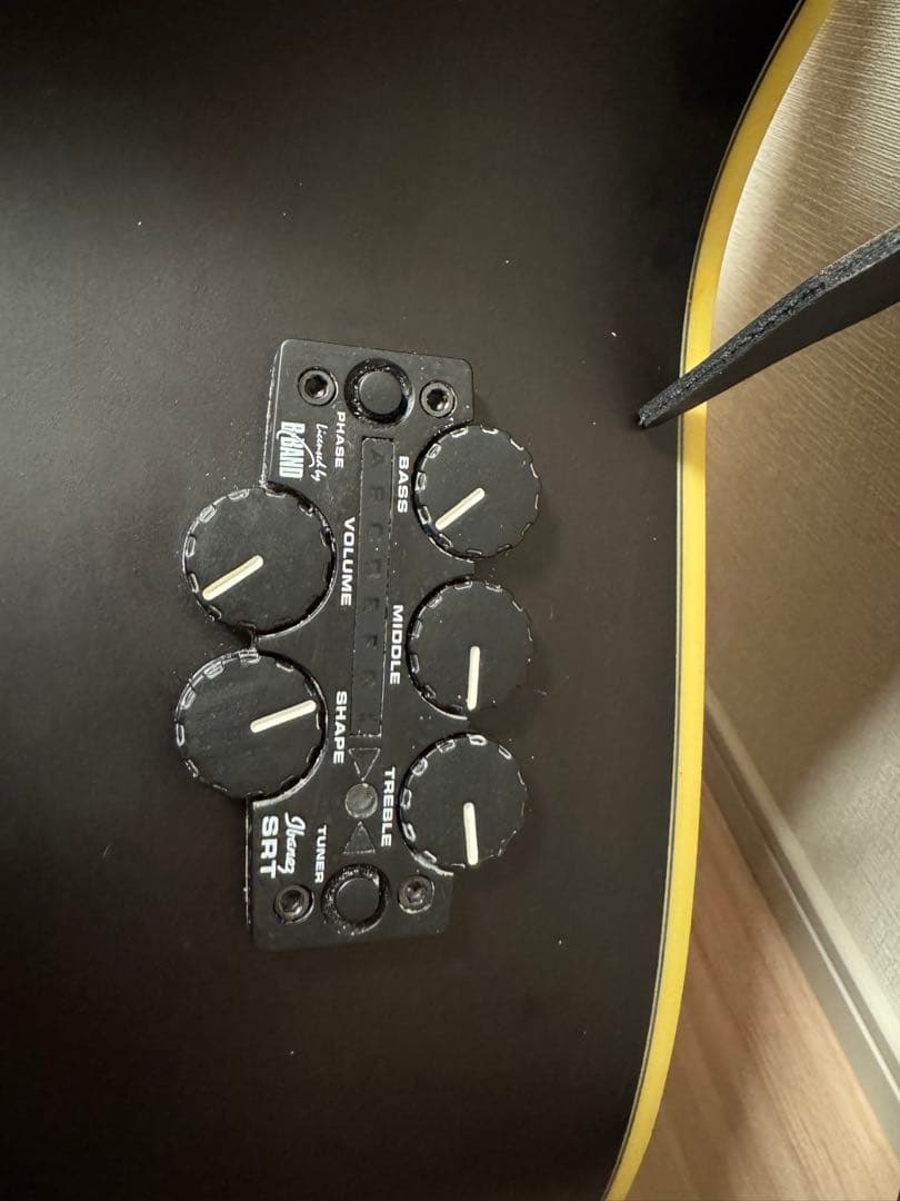 Ibanez AEL12E-RTK エレアコ ブラック ハードケース付き