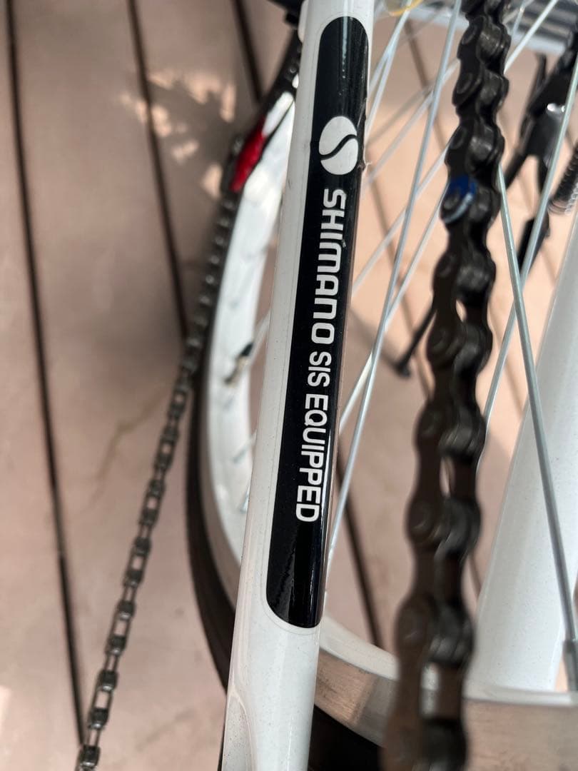 ジュニアサイクル　TOPONE VIENTOホワイト 26型