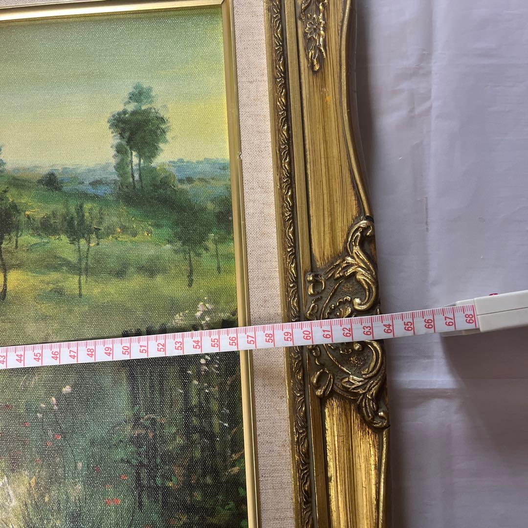 ルノワール　草原の坂道　複製品