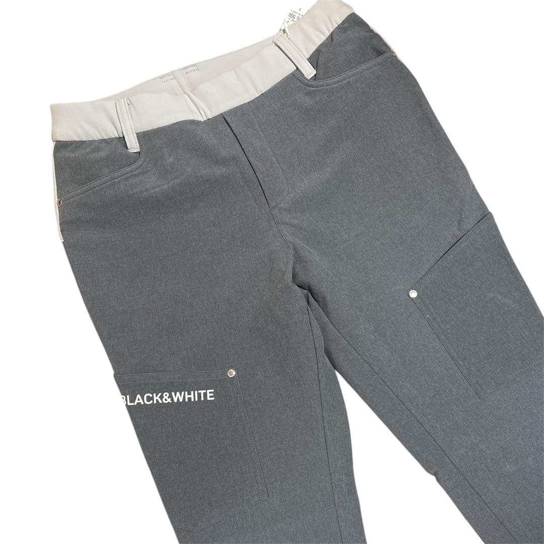 Black&White ゴルフパンツ グレー 新品未使用 美品