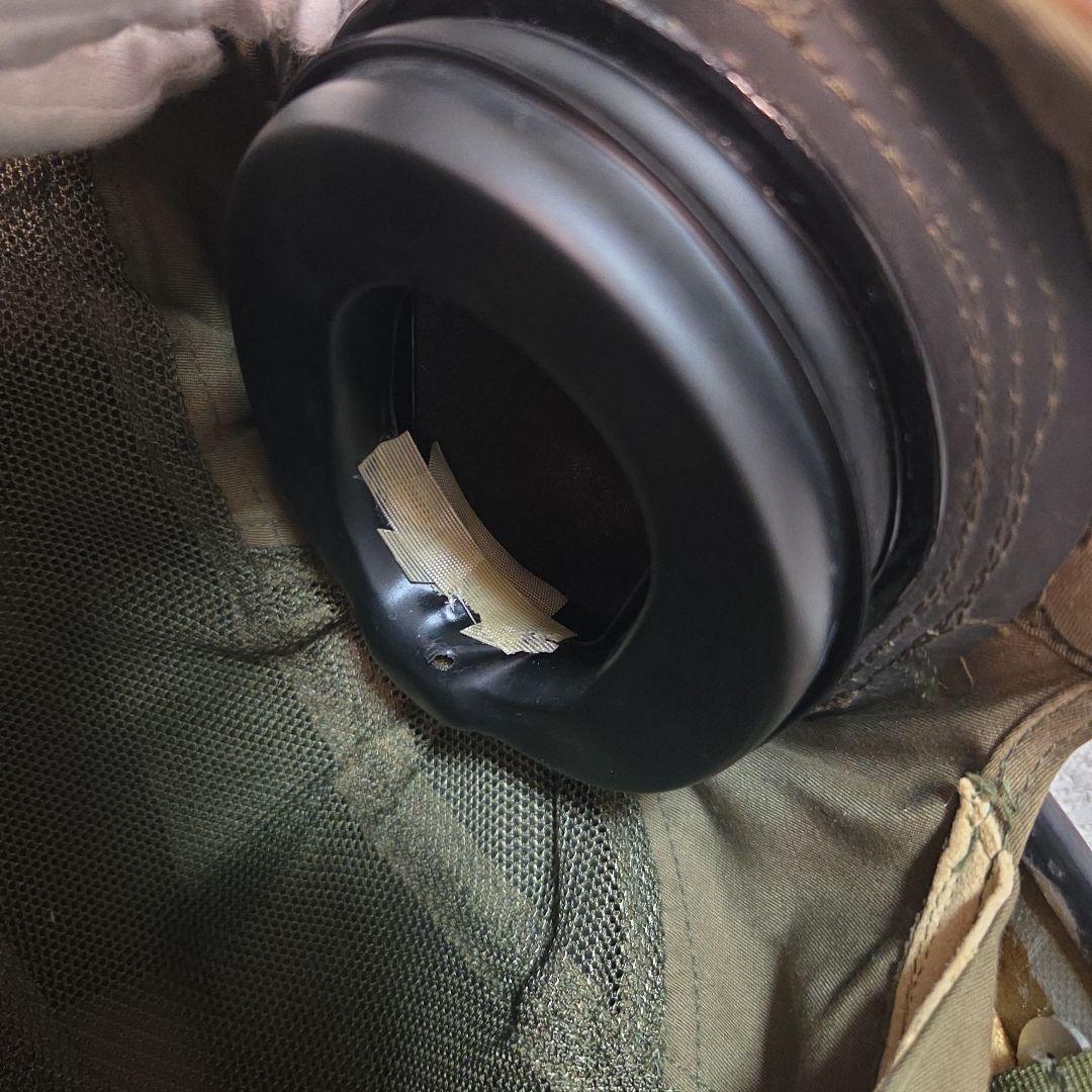 米軍実物　希少　GENTEX 　ヘリパイヘルメット LARGE NO.411OD