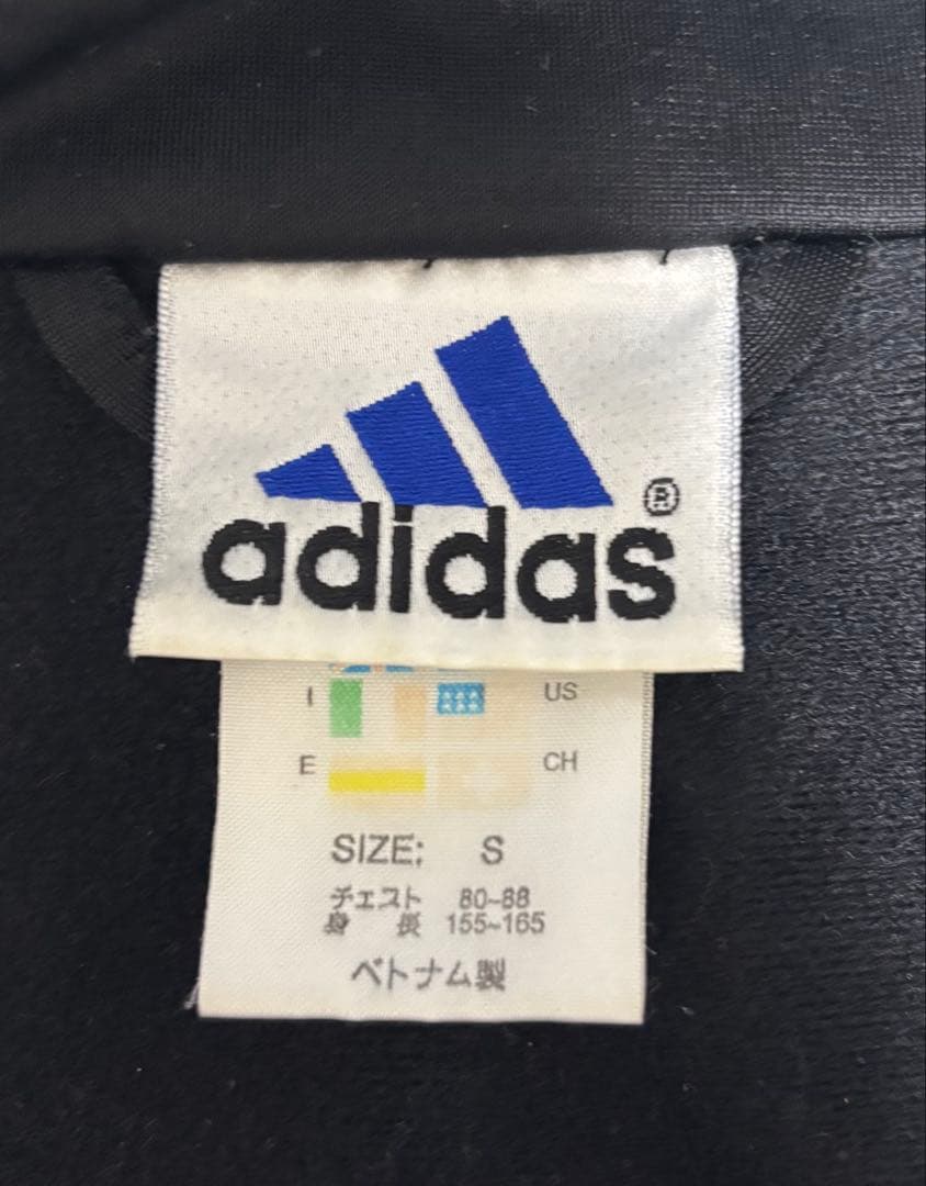 【在原みゆ紀着用】美品 90s adidas ジャージ M 相当 刺繍 古着