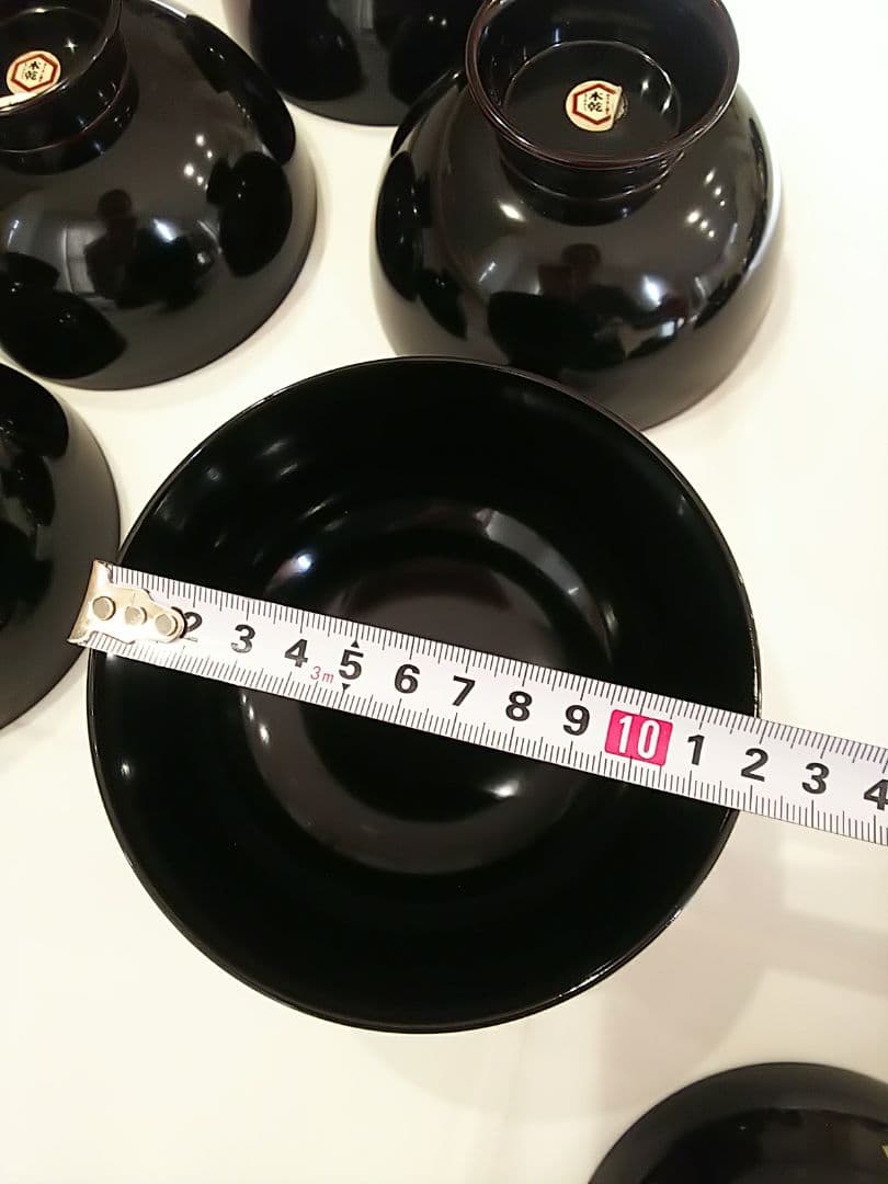 【未使用品】本うるし塗り 天然木加工品 蒔絵 蓋付き 木乾 もくかんしつ 5客