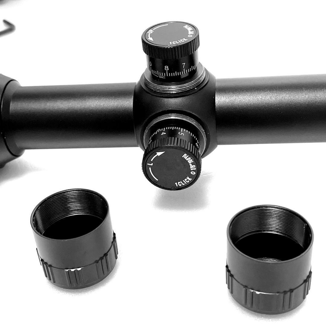 Bestsight製 実銃用スコープ 24倍 6-24x50リング 11mm付属