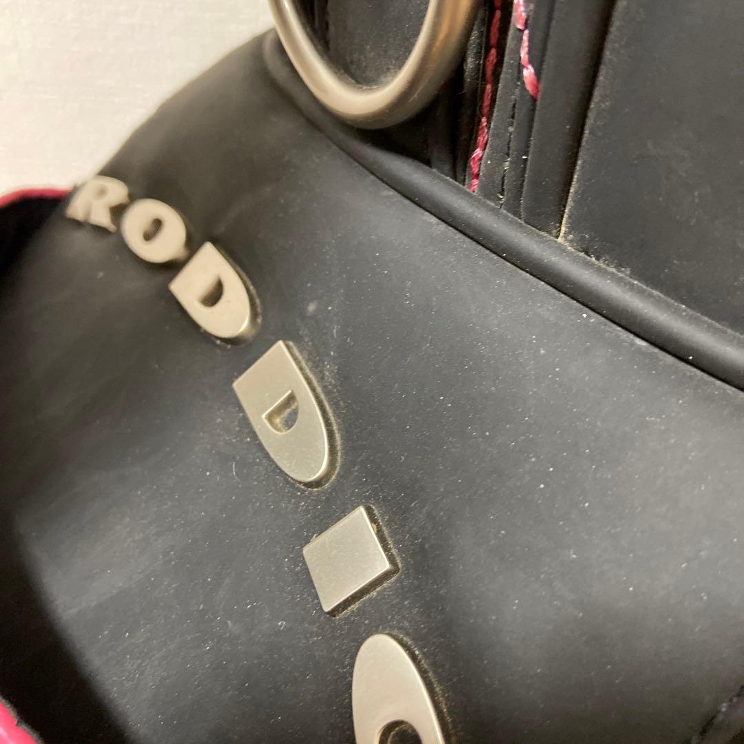 RODDIO キャディバッグ＋ヘッドカバー　黒/ピンク　中古　現状お渡し