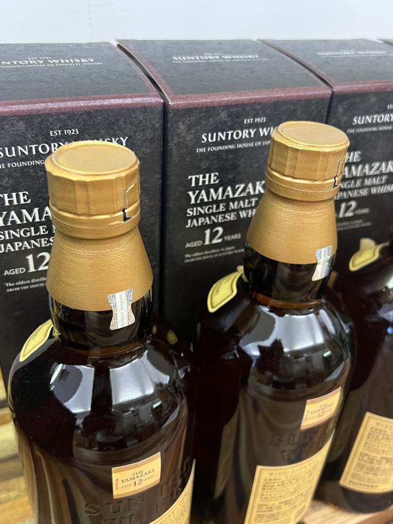 山崎 12年 正規品 化粧箱付 4本セット