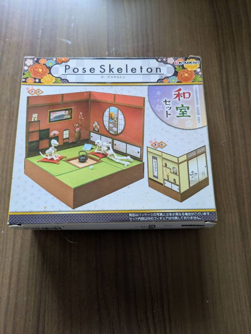 ポーズスケルトンおでん屋台と和室セット２点未開封リーメント