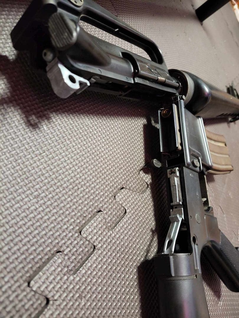 セット M16 GMC ガスガン ブラック マガジン4本付き (ジャンク)