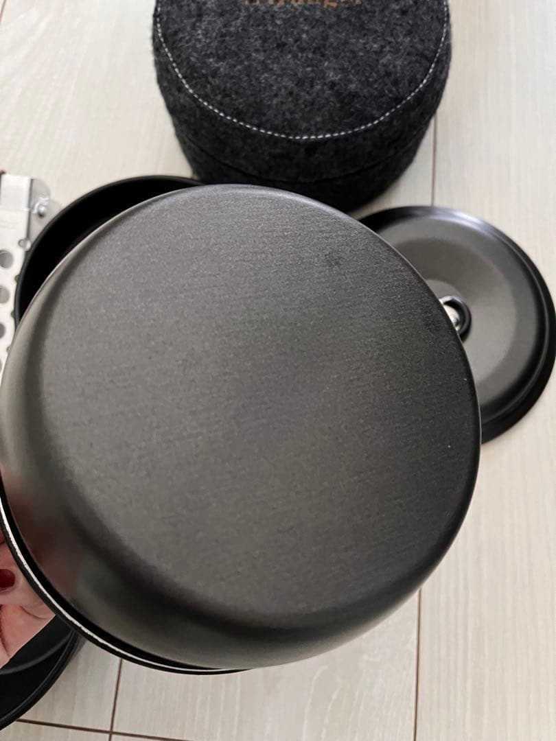 美品☆トランギア(trangia) ツンドラ3　ブラック　ウールケース付き