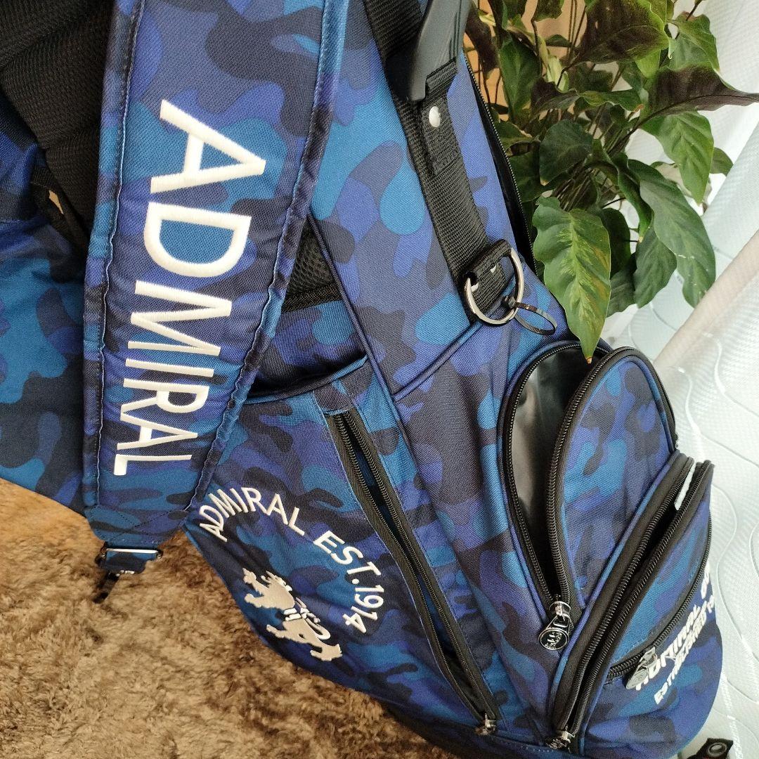 ADMRIAL 青迷彩 ゴルフバッグ