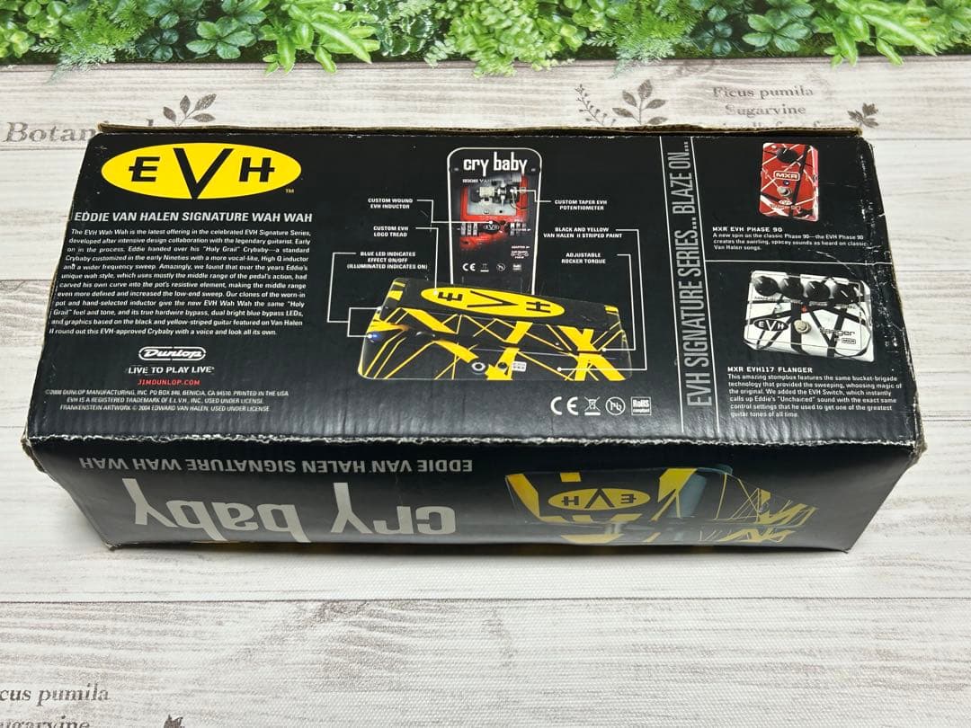 【動作確認済】EVH Cry Baby Wah エフェクター