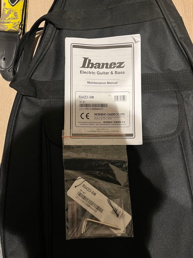 美品 アイバニーズ RGA42EX-BAM エレキギター　アンプ付き