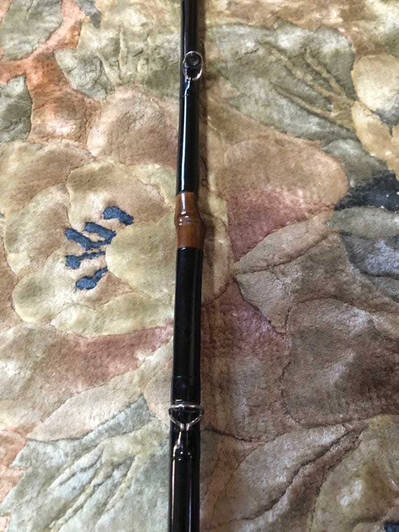 6.1尺　カワハギ　和竿 竹竿　リールシートチタン製　布袋竹　美品
