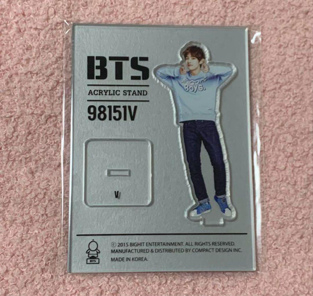 BTS 　テヒョン　テテ　V 公式　アクリルスタンド