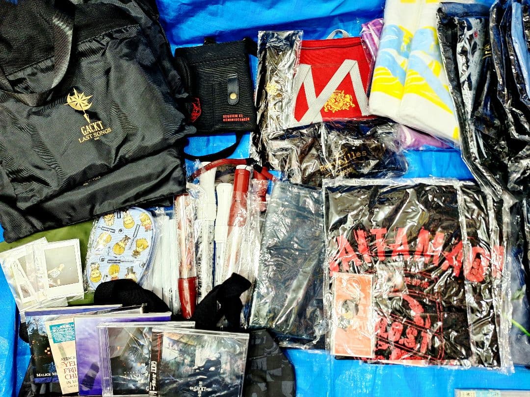 まとめ売りGACKT ガクト パンフ/限定BOX/CD/DVD/バッグ/タオル/