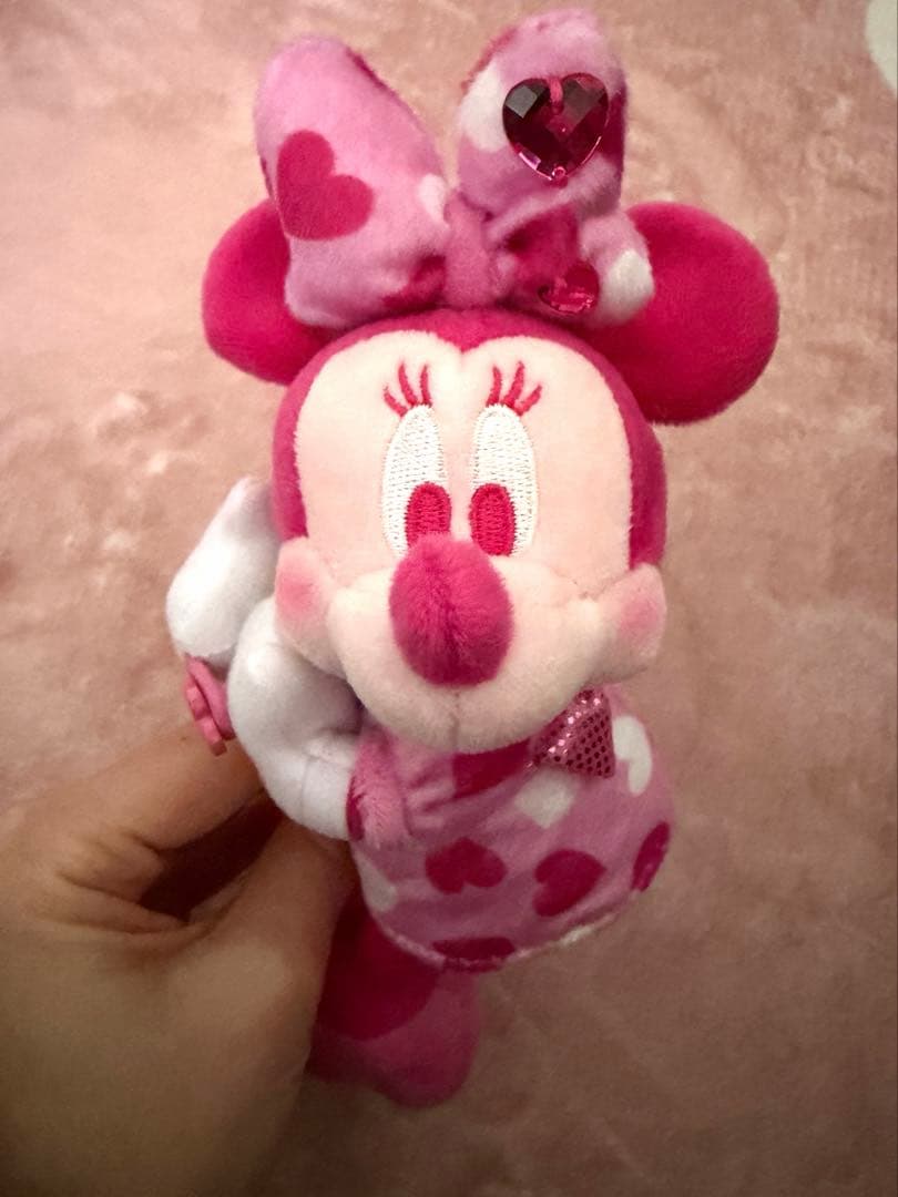 ディズニー ミニパル ミニー ぬいぐるみバッジ ぬいぐるみチャーム カプセルトイ