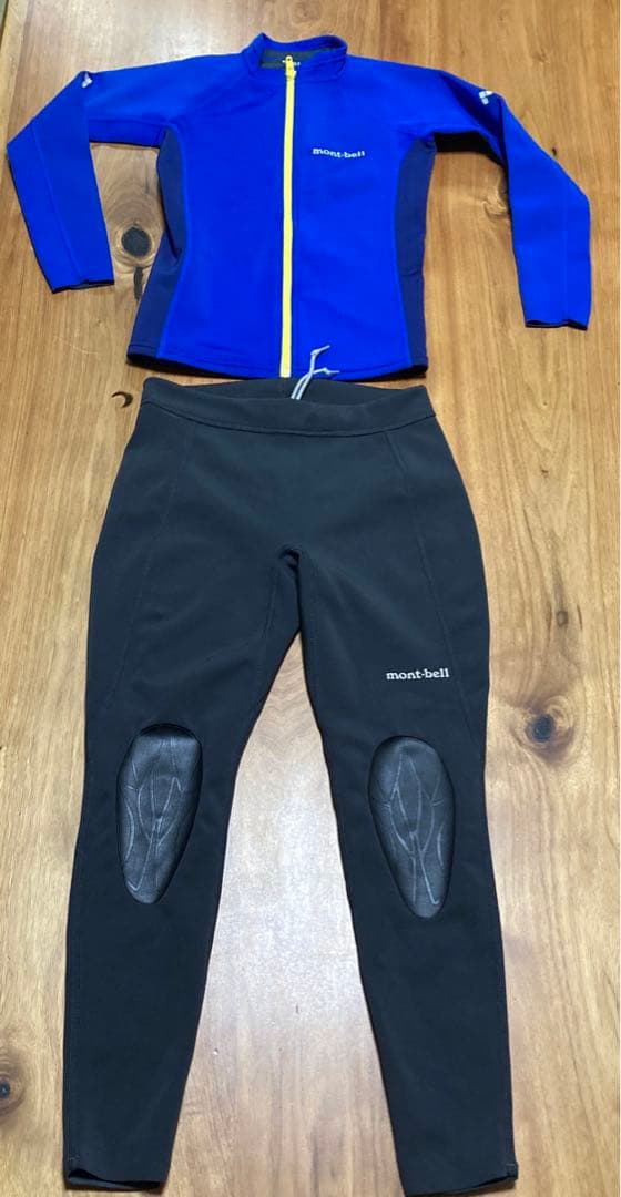 mont-bell ライトネオプレン　 ロングスリーブシャツ・タイツ　140