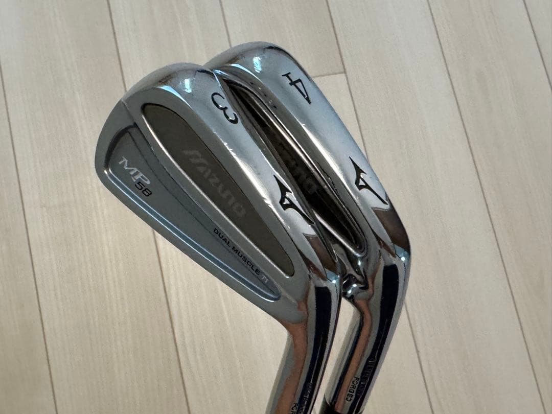 Mizuno ミズノ　MP-58 アイアンセット 3番　4番