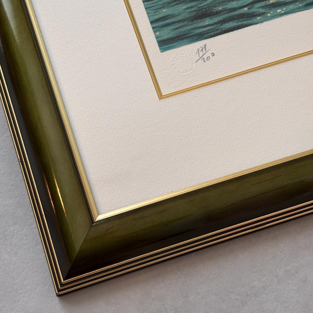 ヴァレンティーノ アリアンテ 直筆サイン・リトグラフ／額装