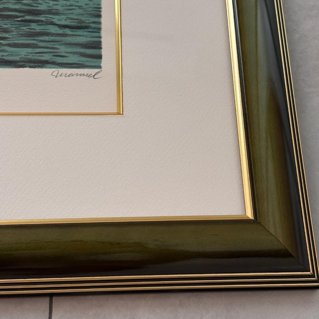 ヴァレンティーノ アリアンテ 直筆サイン・リトグラフ／額装