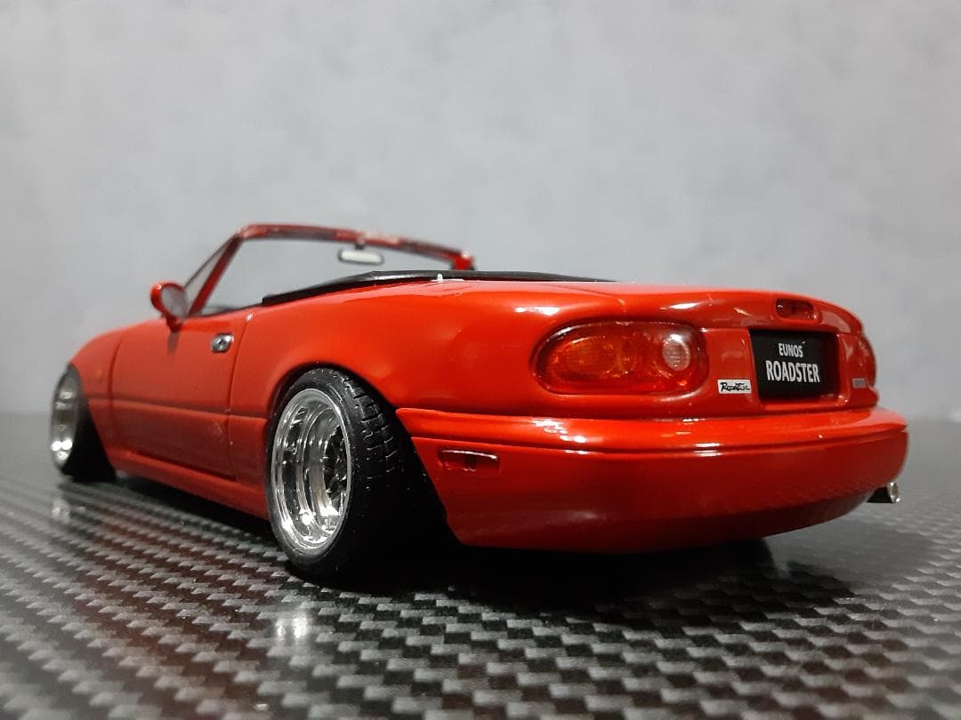 Hachette 1/24 マツダ ユーノス ロードスター カスタム改ローダウン